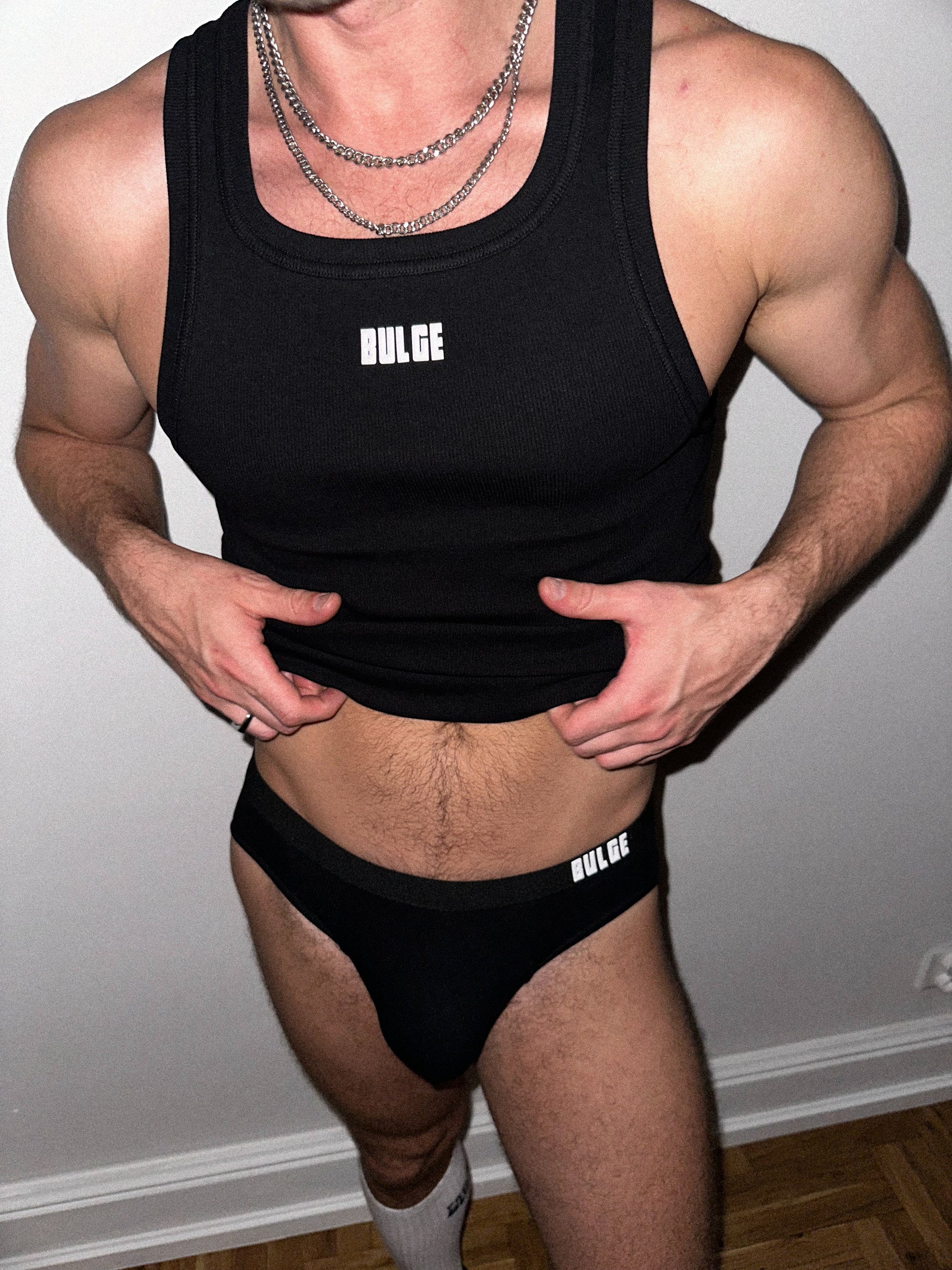NEXT BRIEFS BULGE · BLACK