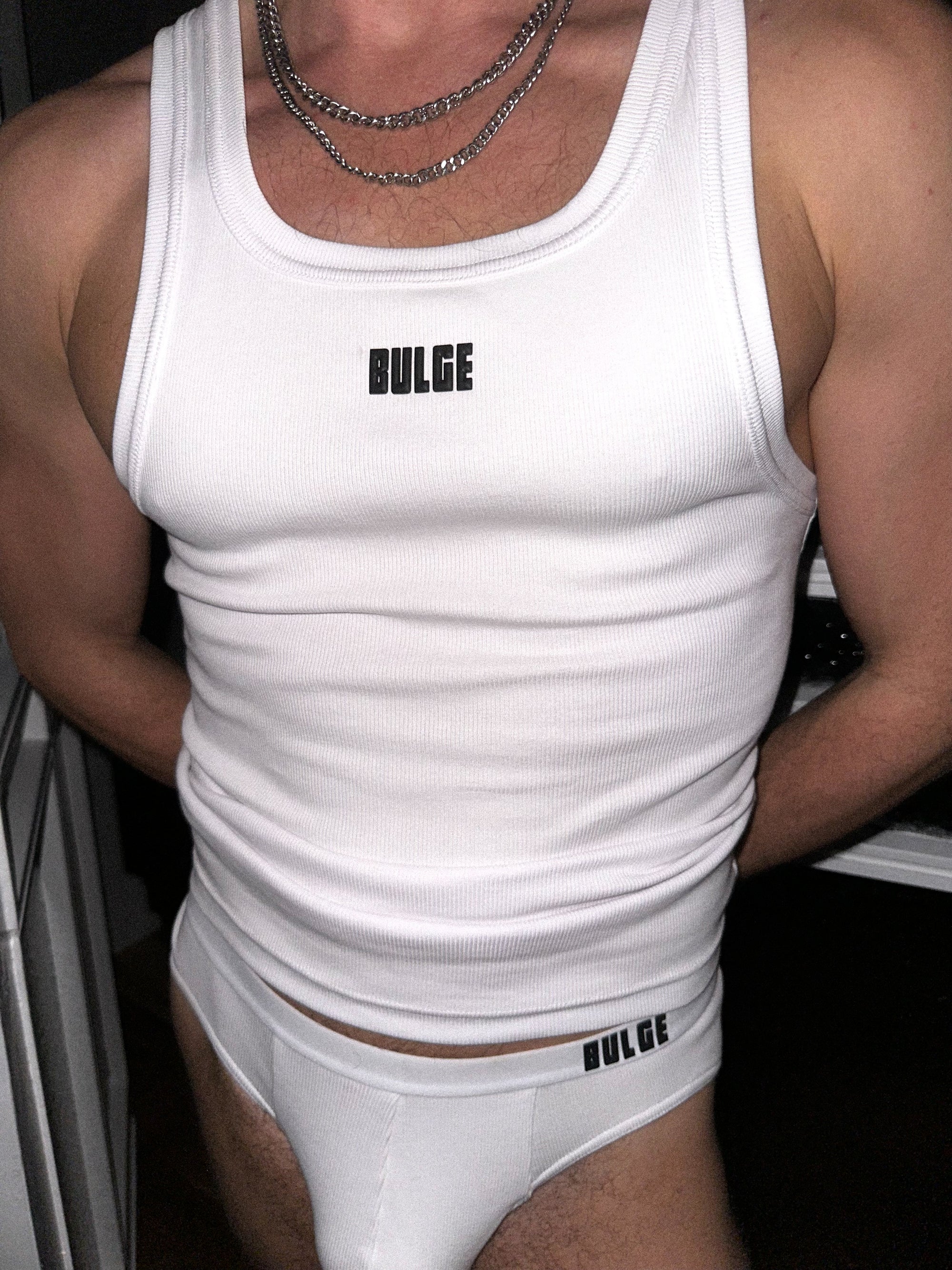 NEXT BRIEFS BULGE · WHITE
