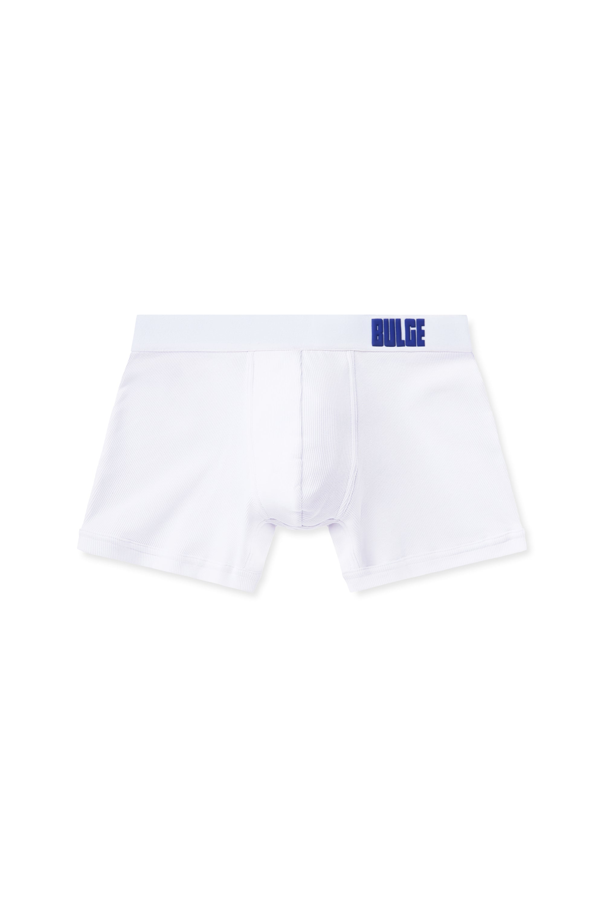 BOKSERKI BULGE WHITE BLUE LOGO