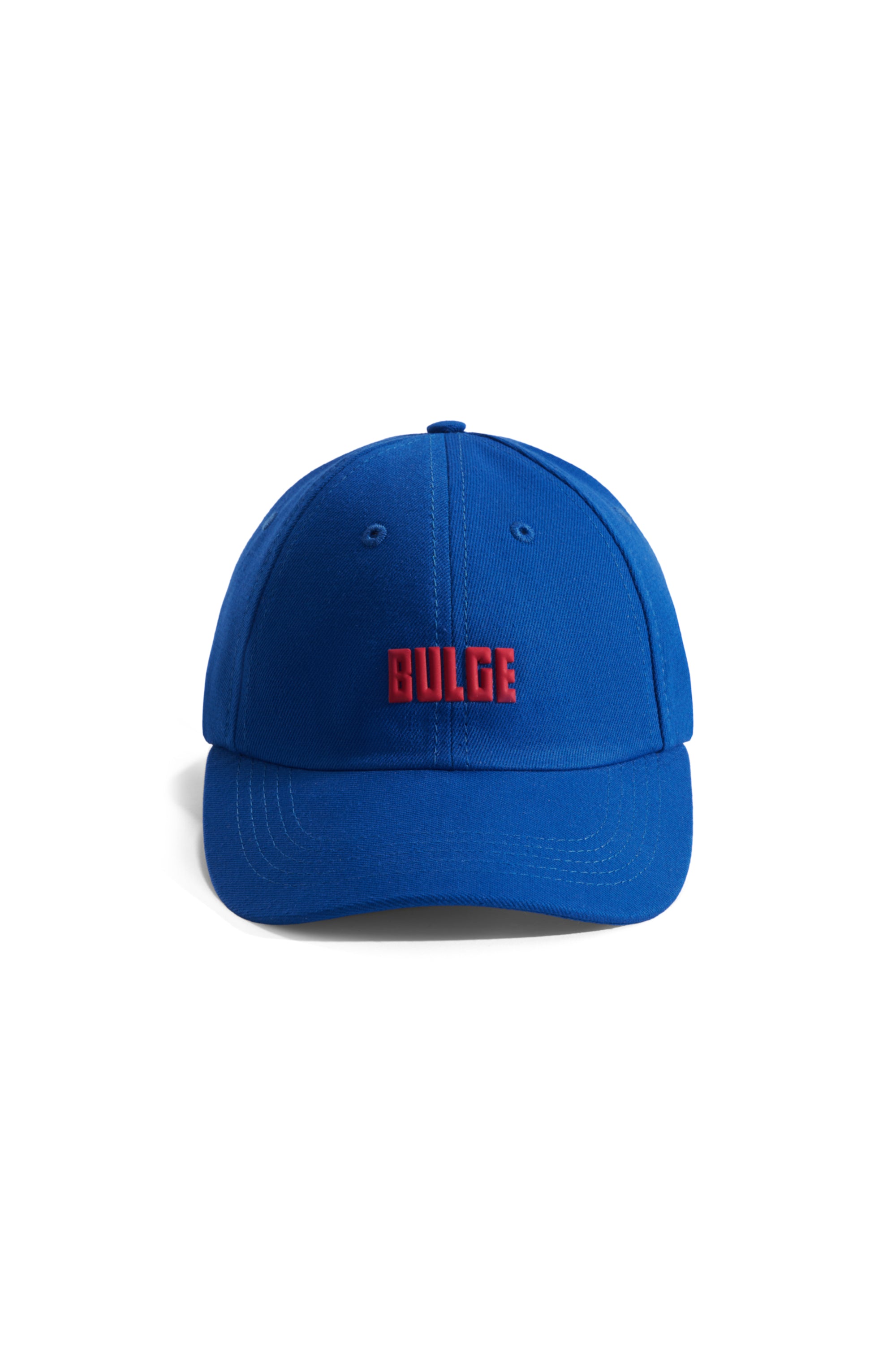 CAP BULGE BLUE · RED LOGO
