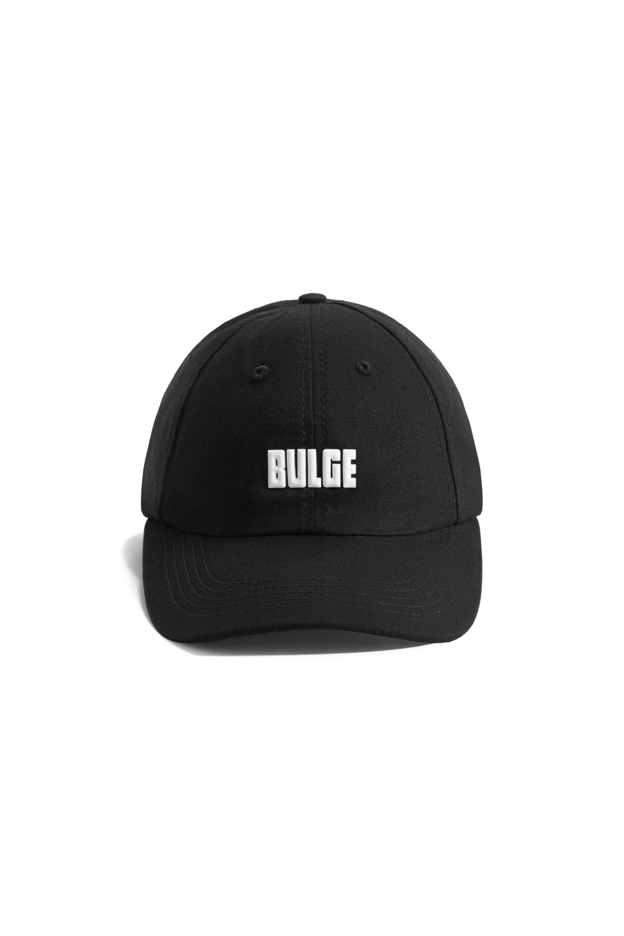 CAP BULGE BLACK · WHITE LOGO