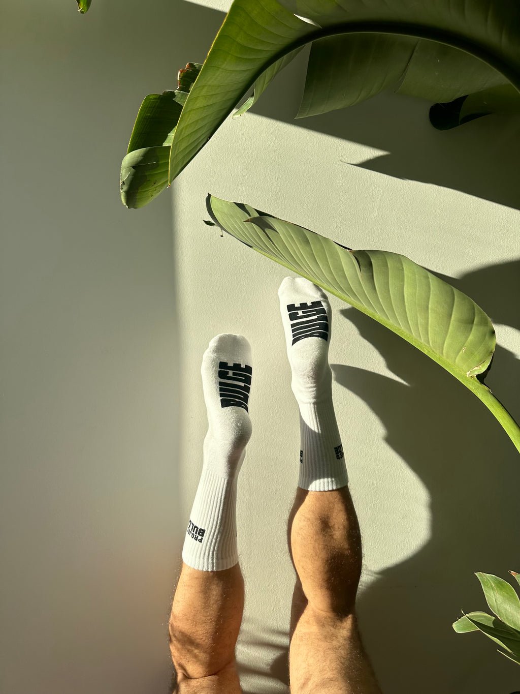 SOCKS BIG BULGE WHITE · BLACK LOGO