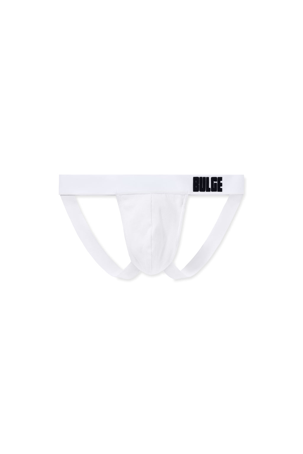 JOCKSTRAP BULGE WHITE · SCHWARZES LOGO