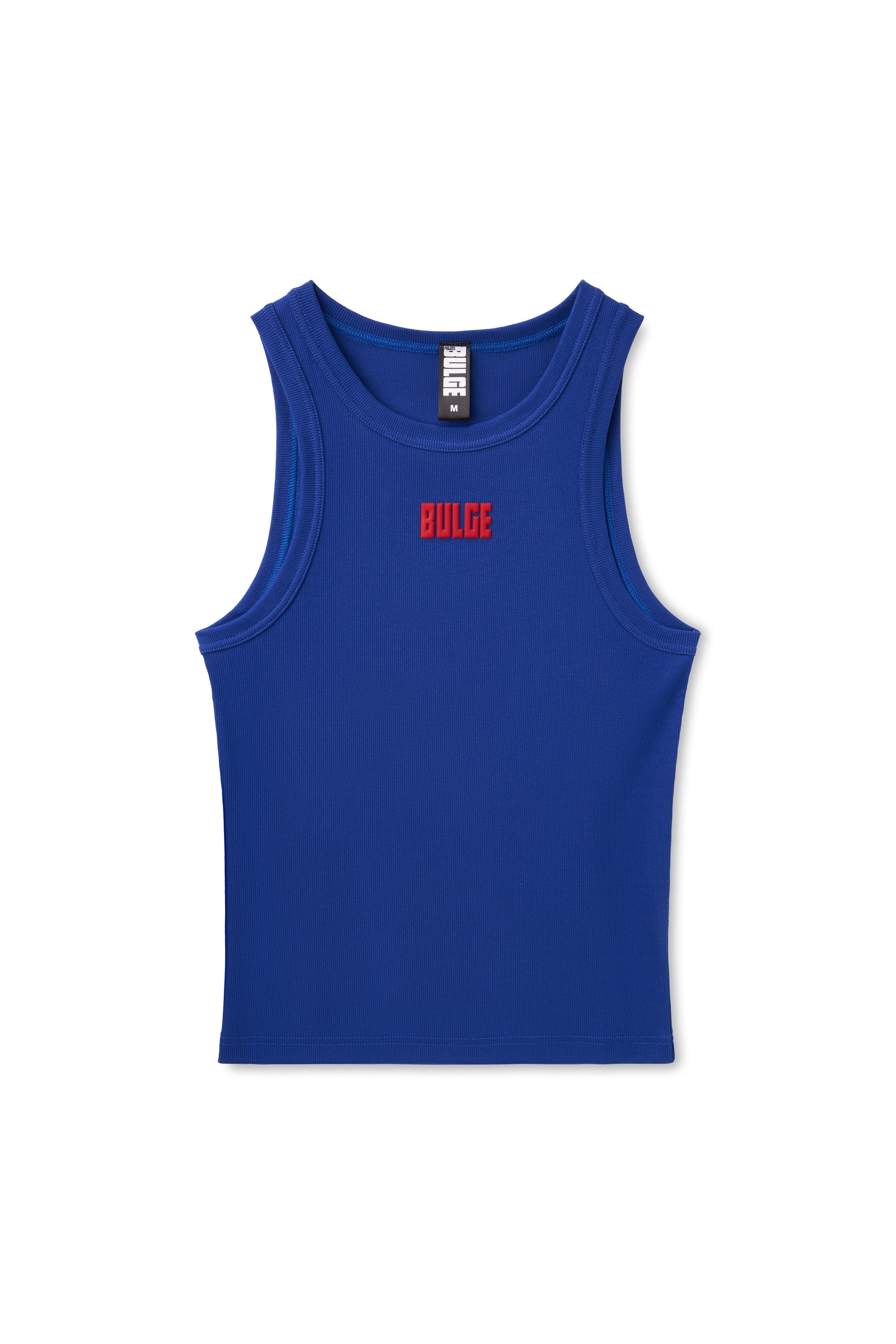 TANK TOP BULGE BLUE · RED LOGO