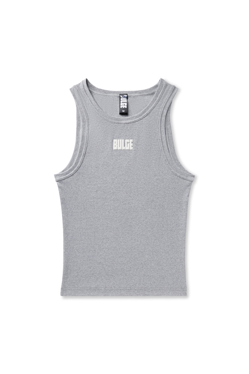 TANK TOP BULGE GREY · WHITE LOGO